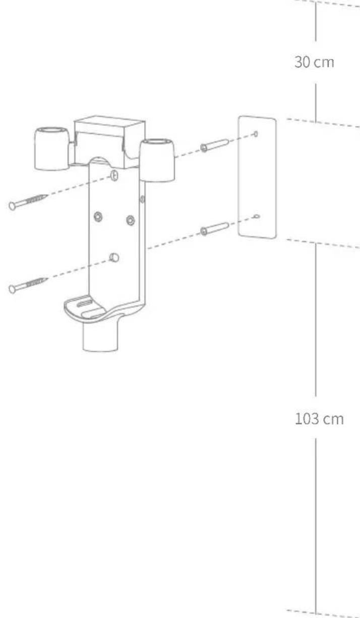 DREAME T10 - Installation der 2-in-1 Lade- und Aufbewährungshalterung - 1