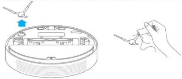 DREAME F9 - Боковая щетка Основная щетка - 1