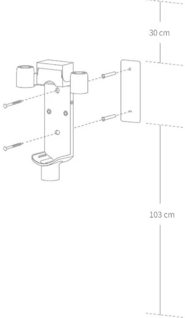 DREAME T20 - Installation der 2-in-1 Lade- und Aufbewährungshalterung - 1