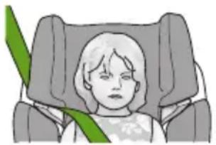 JANE Transformer iTech - SECURING THE CHILD WITH THE THREE-POINT BELT - 1