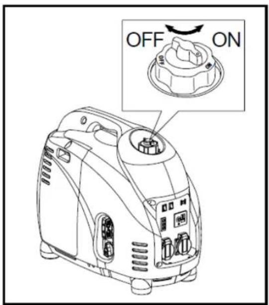 Eurom Independ 3100 - - Bouton de ventilation du bouchon du réservoir Le bouchon du réservoir est muni d'un bouton de ventilation. - 1
