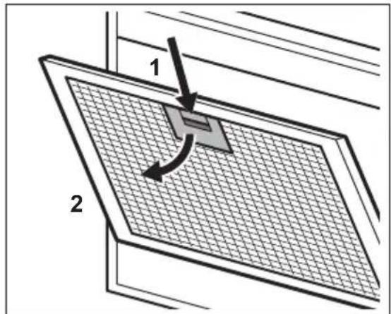 ELECTROLUX LFP716X - To clean the filter: - 1