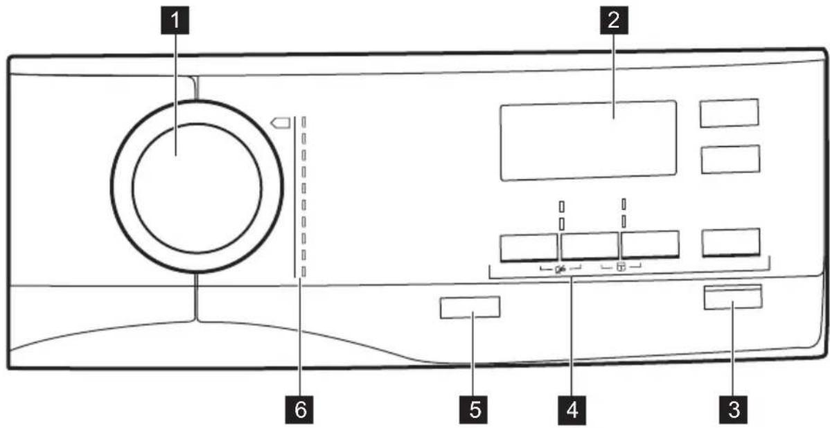 ELECTROLUX TWGL5E400 - BANDEAU DE COMMANDE - 1