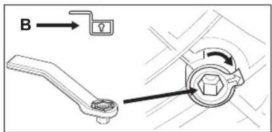ELECTROLUX TWL3E400 - Entriegeln der hinteren Trommelverriegelungen: - 3