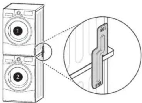 LG RC90V9EV2W - Stacking Kit - 1