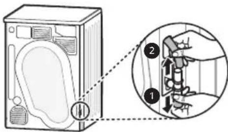 LG RC90V9EV2W - Installing the Optional Drain Hose - 1