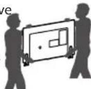 LG 60UJ6300 - Lifting and Moving the TV - 3