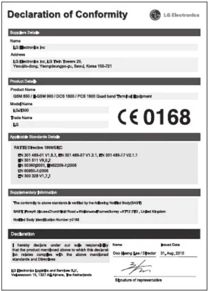 LG LGT300 - Temperature di utilizzo - 1