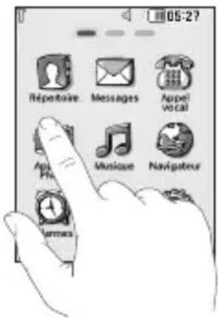 LG LGT300 - Ouverture d'une application - 1