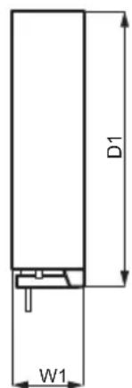 ELECTROLUX EWUS020B5B - Dimensiones - 2