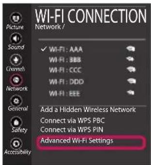 LG OLED55C7BO - Network Settings - 6
