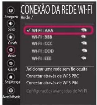 LG OLED55C7BO - Ajustes de Rede - 4