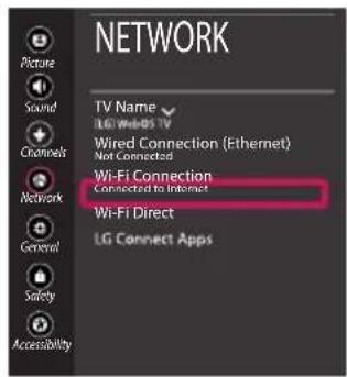 LG OLED55C7BO - Network Settings - 5