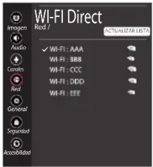 LG OLED55C7BO - Configuración de Wi-Fi Direct - 1