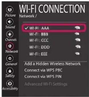 LG OLED55C7BO - Network Settings - 4