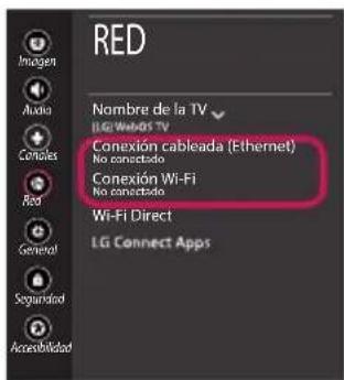 LG OLED55C7BO - Configuración de la red - 3