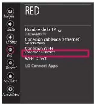 LG OLED55C7BO - Configuración de la red - 5