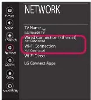 LG OLED55C7BO - Network Settings - 3