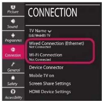 LG OLED77B9PUA - Network Settings - 2