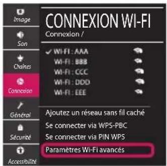 LG OLED77B9PUA - Paramètres du réseau - 5