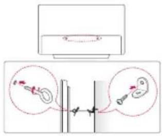 LG OLED77B9PUA - Securing TV to the Wall - 1