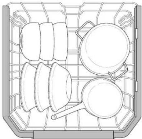 LG LDP6809BM - Rabattre l râtelier inférieur - 5