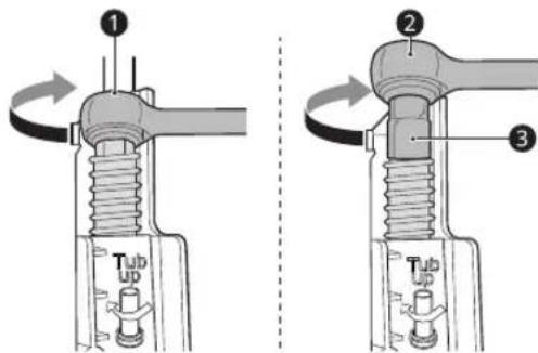 LG LDP6809BM - Adjusting Front Leveling Feet - 2