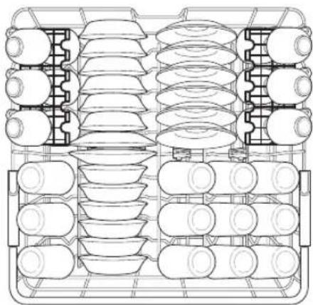 LG LDP6809BM - Loading 12 Place Settings - 1