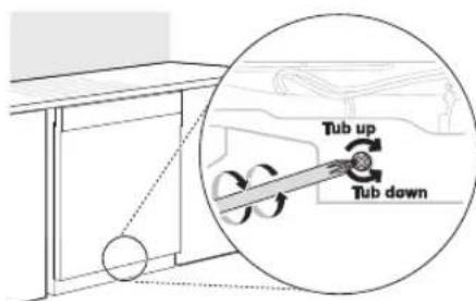 LG LDP6809BM - Adjusting Rear Leveling Foot - 1