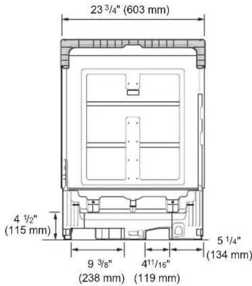 LG LDP6809BM - Vue arrière - 1