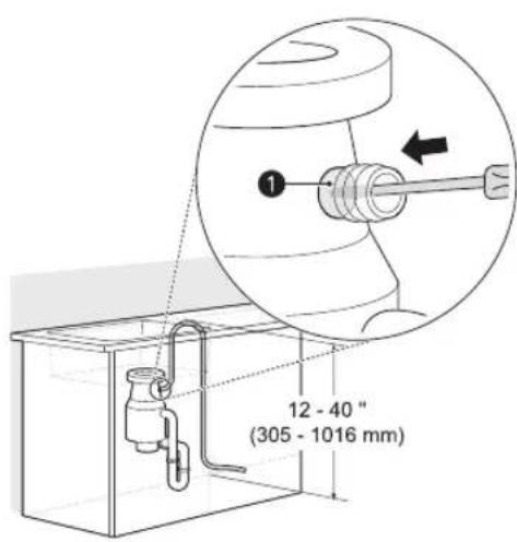 LG LDT7797BM - Connecting to Disposal without Air Gap - 1
