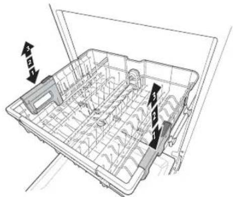 LG LDT7797BM - Height Adjustable Upper Rack - 1