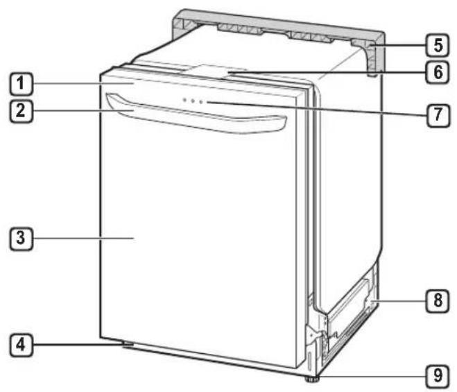 LG LDT7797BM - Exterior Parts - 2
