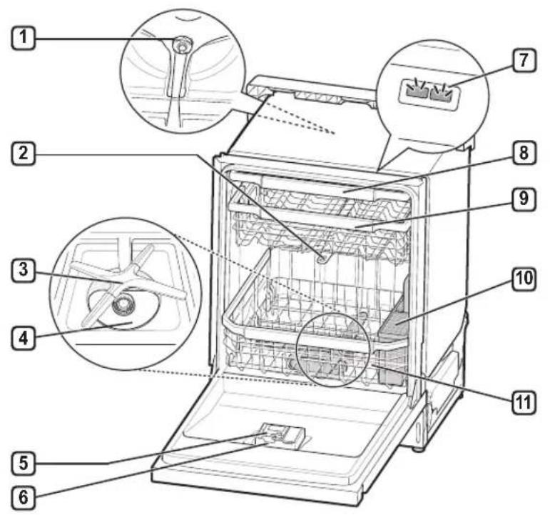 LG LDT7797BM - Interior Parts - 1
