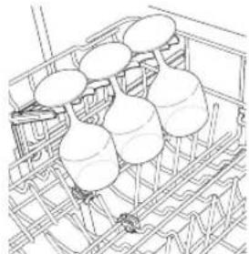 LG LDT7797BM - Loading the Cup Rack (On Some Models) - 1