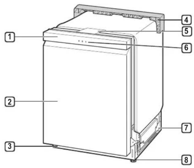 LG LDT7797BM - Pièces extérieures - 1