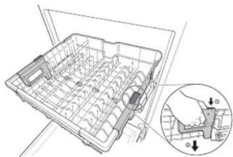 LG LDT7797BM - Lowering the Rack: - 1