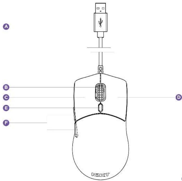 NZXT Lift - SOURIS NZXT LIFT - 1