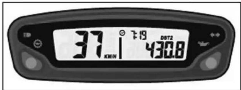 Beta RR 2T 250 (2016) - RÉGLAGES DU MESUREUR DE LA DISTANCE PARCOURUE - 3
