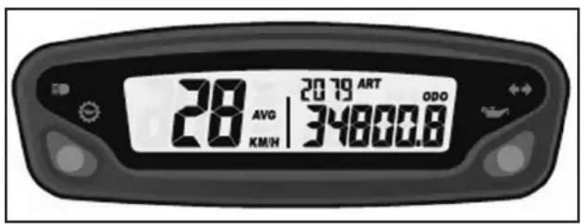 Beta RR 2T 250 (2016) - RÉGLAGES DU MESUREUR DE LA DISTANCE PARCOURUE - 1