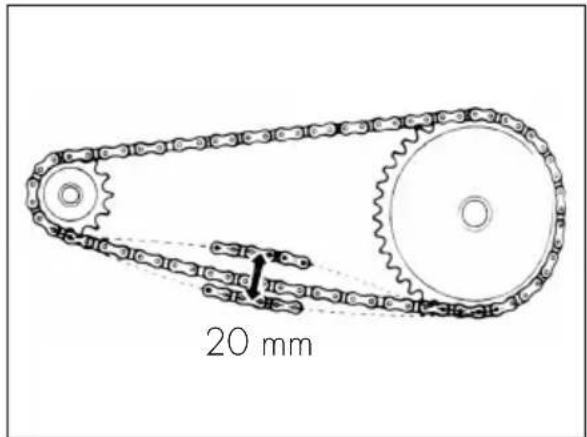 Beta RR 2T 250 (2016) - CONTRÔLE ET RÉGULATION TENSION DE LA CHÂINE - 1