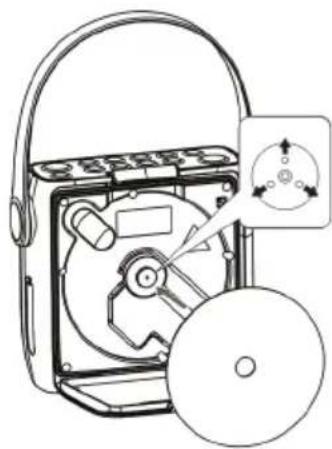 Auna Splash - Inserting a CD - 3