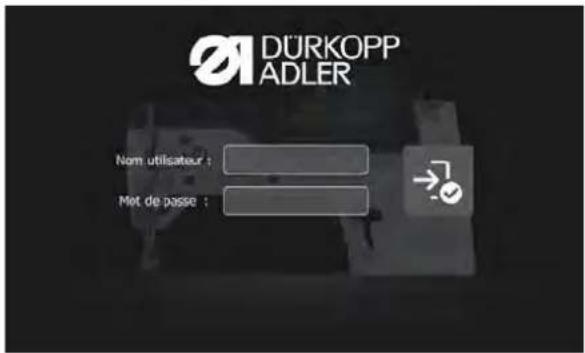 Dürkopp Adler D868 - Connecter un utilisateur - 4