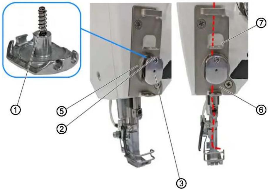 Dürkopp Adler D868 - Monter et aligner le pince-fil - 1