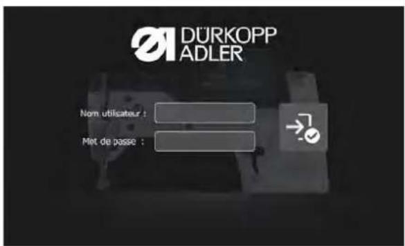 Dürkopp Adler D868 - Se connecter en tant que technicien - 4