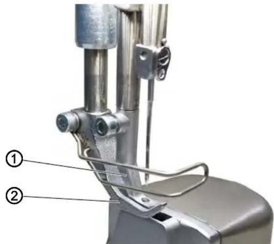Dürkopp Adler D868 - Régler une course uniforme du pied presseur - 1