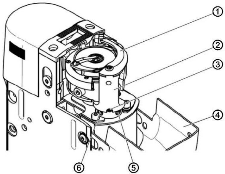 Dürkopp Adler D868 - Régler de la hauteur du couteau tire-fil - 1