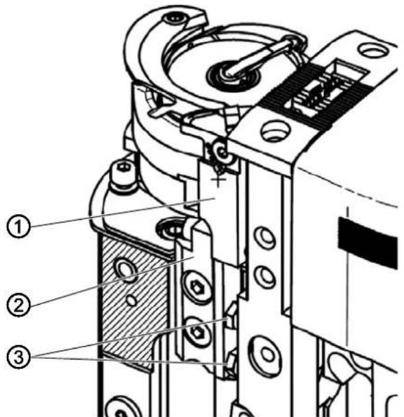 Dürkopp Adler D868 - Régler le support de contre-couteau - 1