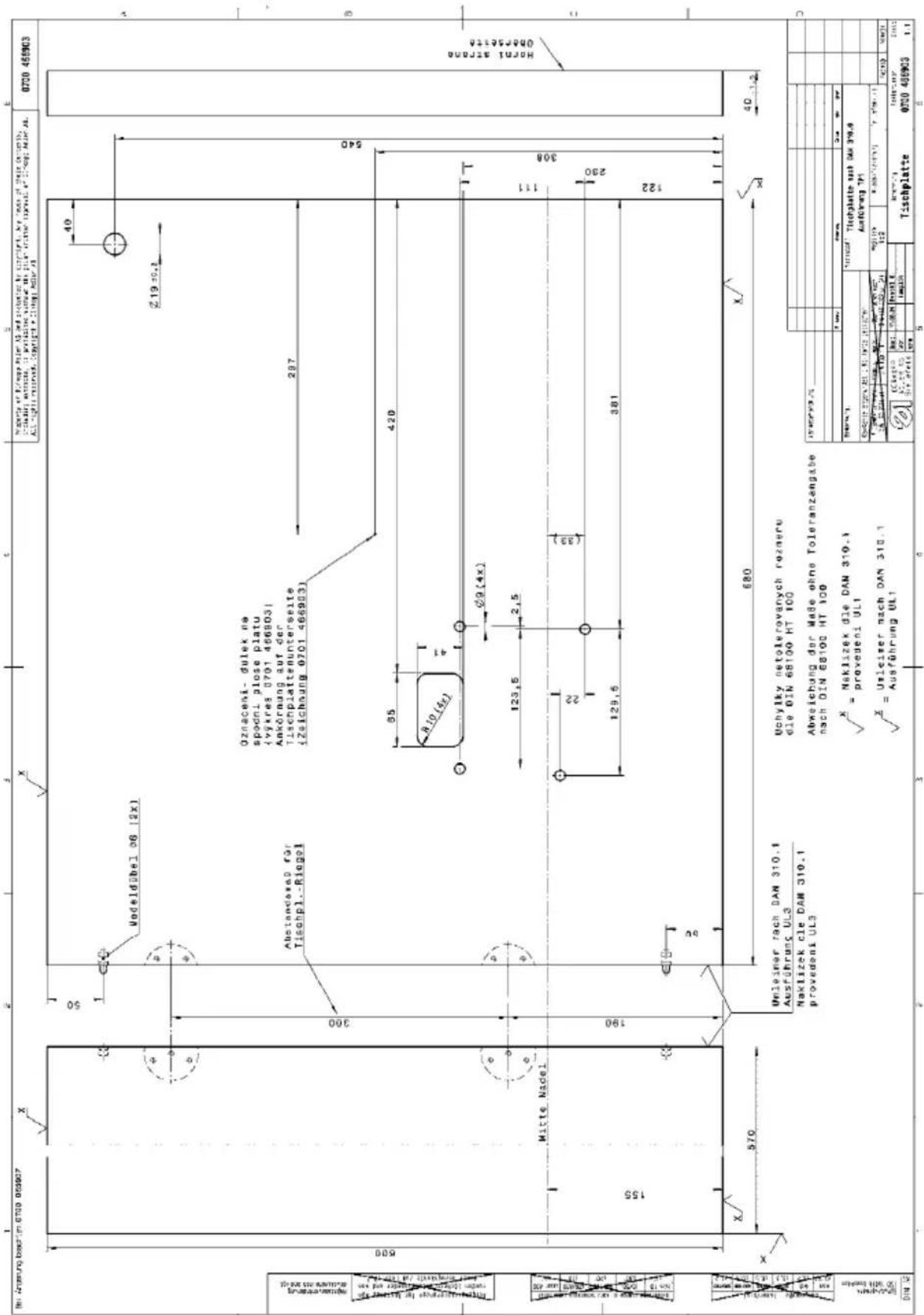 Dürkopp Adler D869 - Dessins de table - 3