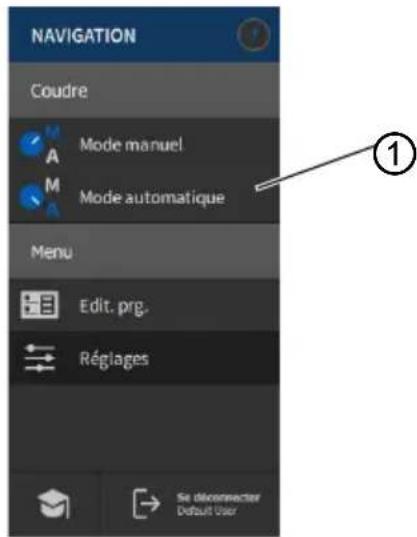Dürkopp Adler D869 - Utiliser le mode automatique - 2